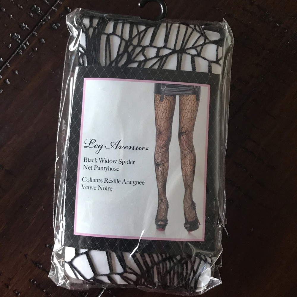 Leg Avenue Halloween Spider Fishnet Tights